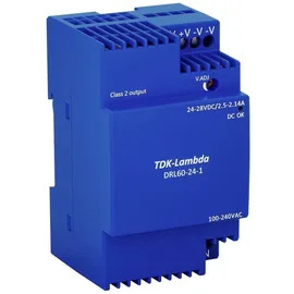 TDK-Lambda DRL60-24-1 Hutschienen-Netzteil (DIN-Rail) 24V 2.5A 60W Inhalt 1St.