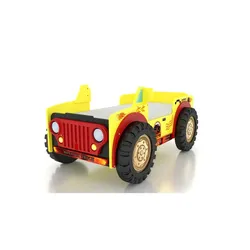 Autobett   , gelb , Maße (cm): B: 116 H: 92