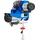 MSW Seilwinde Stahl 42 cm x 44 cm x 38 cm blau