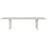 Muuto Tisch, 295 x 108 cm, grau graue Beine