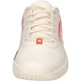 Kempa Hallen-Sport-Schuhe Kourtfly Three W in beige/fluo rot | Gr.: 7
