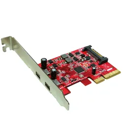 ROLINE PCI-Express-Karte, USB 3.2 Gen 2, 2x USB-C