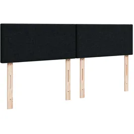 vidaXL Boxspringbett 160 x 200 cm Schwarz