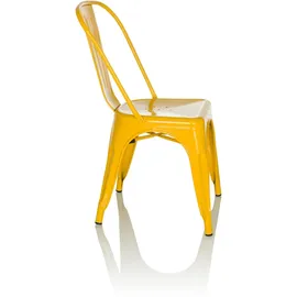 HJH Office Bistrostuhl VANTAGGIO COMFORT Metall ohne Armlehnen