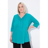 Ulla Popken Tunika in tiefes aqua | Gr.: 42-44