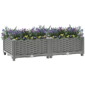 vidaXL Hochbeet 80x40x23 cm Polypropylen