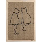 Designed by Lotte Kratzbrett 70 cm braun