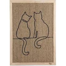 Designed by Lotte Kratzbrett 70 cm braun