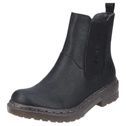 Chelseaboots, mit Logoschriftzug am Stretcheinsatz, Gr. 36, schwarz, , 85334204-36