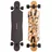 Apollo Longboard Soul Bamboo, Flex 1, 40inch Twin-Tip Drop-Through Freeride Cruiser Board