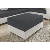 Collection AB Hocker Paris Kunstleder 92 x 42 x 70 cm Silber