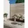 benuta basic benuta In- & Outdoorteppich Iowa Hellgrau 80x150 cm - Teppich für Balkon, Terrasse & Garten