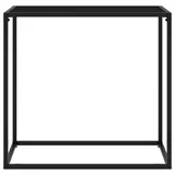 vidaXL Konsolentisch 80x35x75 cm schwarz