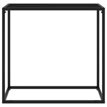 vidaXL Konsolentisch 80x35x75 cm schwarz