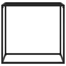 vidaXL Konsolentisch 80x35x75 cm schwarz