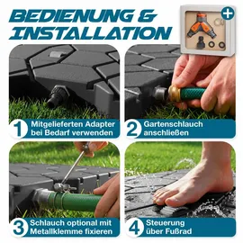 Kesser Bodendusche Grau