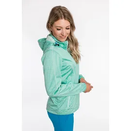 DEPROC activ DEPROC Active Softshelljacke JOSEPHIN PEAK WOMEN mit abnehmbarer Kapuze grün 46 (L)