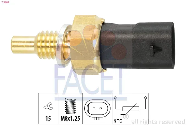 FACET Sensor, Kühlmitteltemperatur 73403 für GM