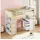 stilvora Hochbett 90 x 200 cm Kiefer massiv natur beige