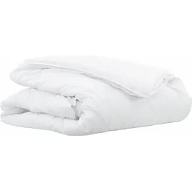 vidaXL 2-in-1 Bettdecke Weiß 200 x 155 x 10 cm Polyester