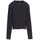 Tom Tailor Mädchen 1049414 Kinder Cropped Langarmshirt Mit Rippstruktur, 29476 - Coal Grey, 164 EU - 164