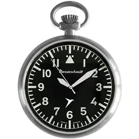 Messerschmitt ME-Tau-2 Taschenuhr im Fliegeruhren-Stil mit Kette