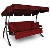 Design Joy bordeaux 3-Sitzer