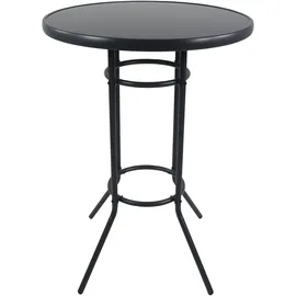 VCM Barset 3 tlg. rund 60 x 110 cm Anthrazit