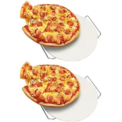 2er Pizza Steinplatte Pizzaplatte Brotbackplatte Pizzateller Ø33cm