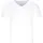 Bruno Banani V-Shirt BRUNO BANANI "FINE RIB", Herren, Gr. S, weiß, Feinripp, Obermaterial: 96% Baumwolle, 4% Elasthan, unifarben, Basic hüftbedeckend, V-Ausschnitt, Shirts, Feinripp, Kurzarm, V-Neck, Cotton-Mix