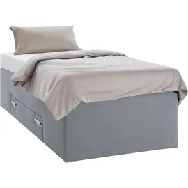Westfalia Schlafkomfort Boxspringbett 90 x 200 cm Grau