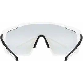 Uvex Mtn Perform Variomatic Photochrome Sonnenbrille - White Matt - Variomatic Litemirror Blue/CAT1-3