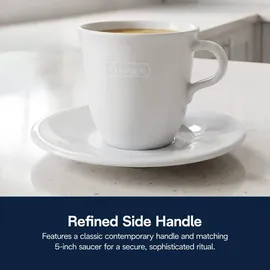 De'Longhi Cappuccinotasse 0,27 l Weiß 2 St.