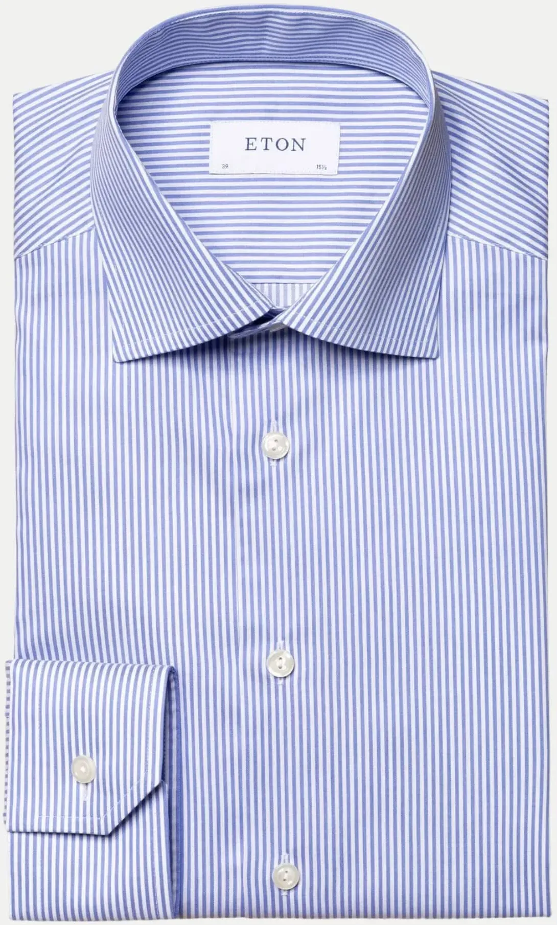 Contemporary-Fit Twill-Hemd Blau 43
