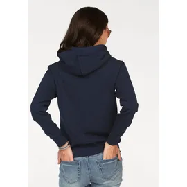 FRUIT OF THE LOOM Kapuzensweatshirt Classic hooded Sweat Lady-Fit Marine XL