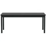 VCM Kenya Gartentisch 90 x 180 x 75 cm Schwarz