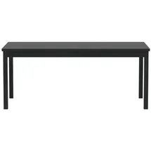 VCM Kenya Gartentisch 90 x 180 x 75 cm Schwarz