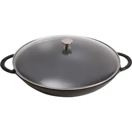 Staub Wok Specialities Ø 37 cm Gusseisen Schwarz