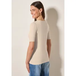 Cecil Basic T-Shirt mit Rundhals in Unifarbe
