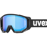 Uvex Athletic CV Bike Goggle, black/blue-green, one size