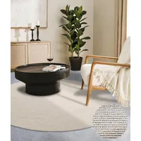 Villeroy & Boch Francois Wollteppich Ø 160 cm Weiß