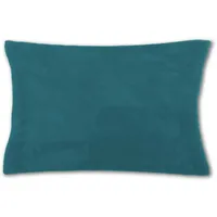 BestLivings Kissenhülle Kuschel 30 x 50, cm ozeanblau mit