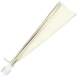 Tectake Balkonfächer 140 x 7,5 cm beige klappbar