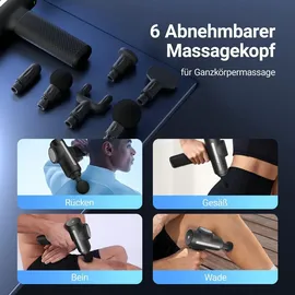 Merach Massagegerät Massagepistole Schwarz