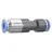 Riegler Gerade Steckverbindung »Blaue Serie«, selbstabsper., Schlauch- Ø6, 199.06-2
