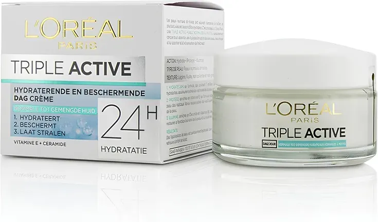 L'Oréal Paris Triple Active Tagescreme für normale bis Mischhaut 50ml