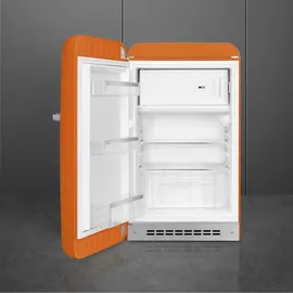 Smeg FAB10LOR5 Retro-Kühlschrank (122 l, 970 mm hoch,  Orange)