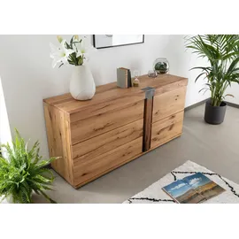 Massivmoebel24 Sideboard Wildeiche / Zerreiche 160x45x75 natur geölt NEW AMSTERDAM #10