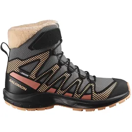 Salomon XA Pro V8 Winter CSWP Kinder Pewter/Black/Peach Fuzz 37