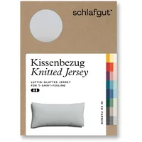 Schlafgut Kissenbezug Knitted Jersey (BL 40x80 cm) - grau